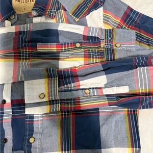 Hollister Multicolor Plaid Shirt